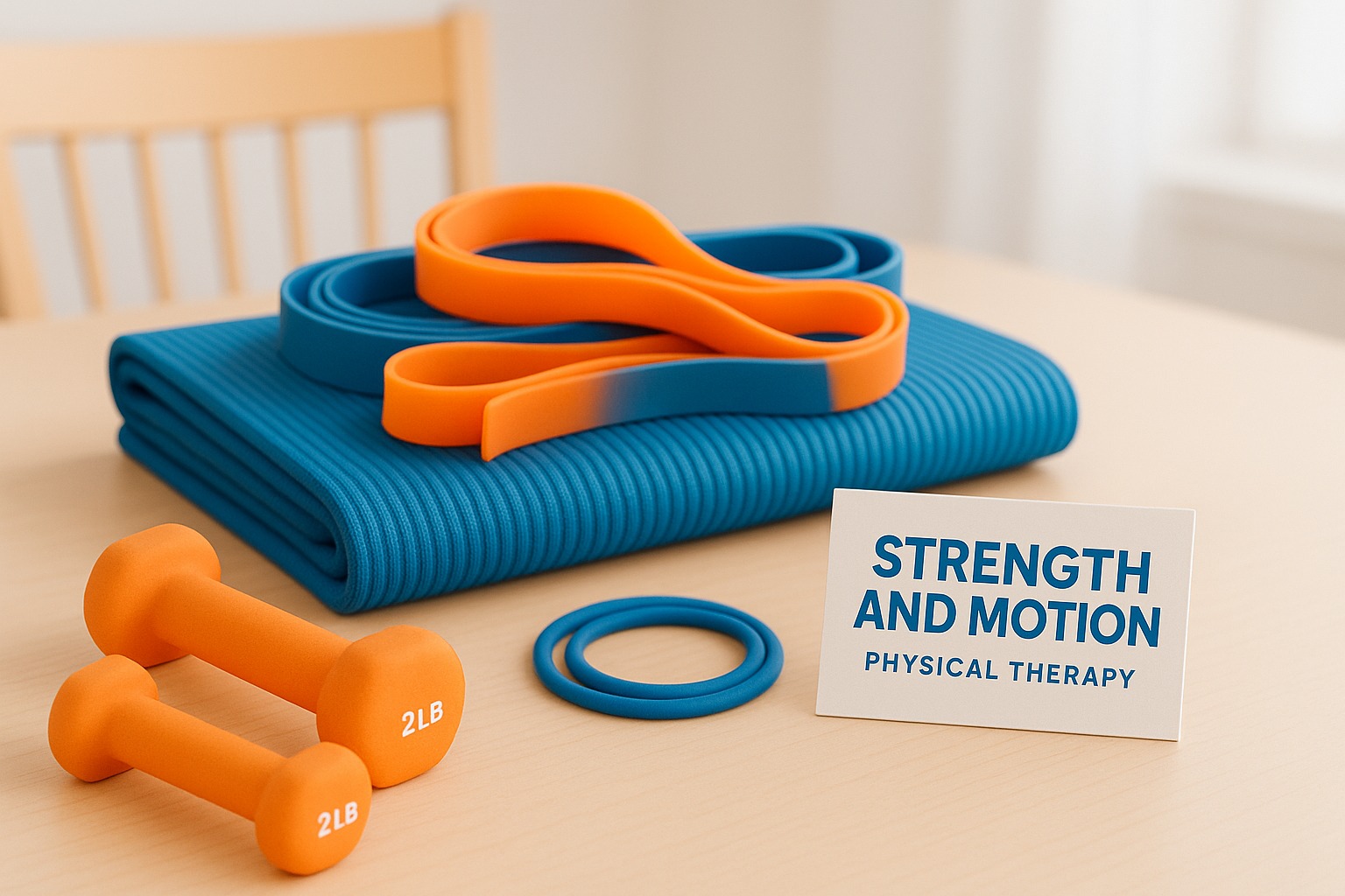 Physical therapy session